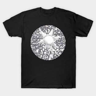 Geometric Flower and Vines T-Shirt